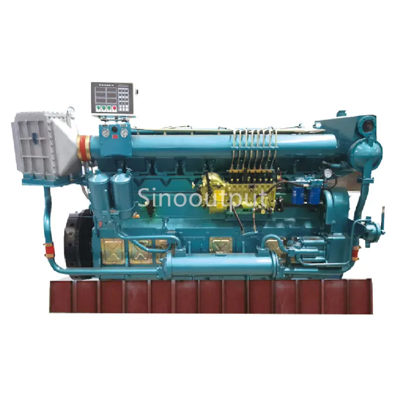 Zichai Z8170 Series Marine Engine 8 Cylinder Power 408-900hp 1000-1500rpm Original China Inboard Marine diesel Engine