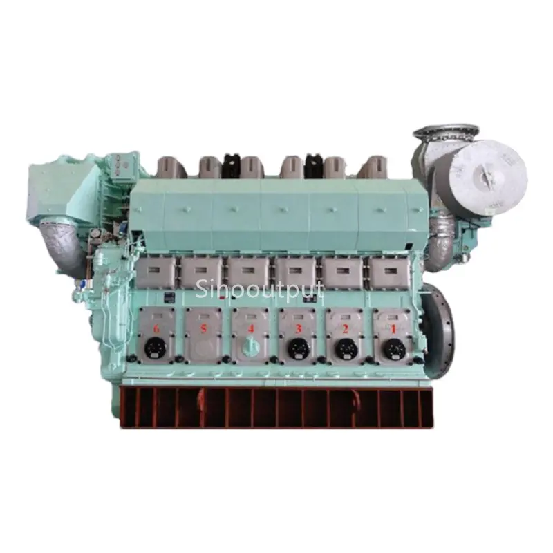 Zichai ZC6330 6 cylinder marine engine 2000hp 3000hp 3500hp 4 strokes marine diesel engine with CE certificate