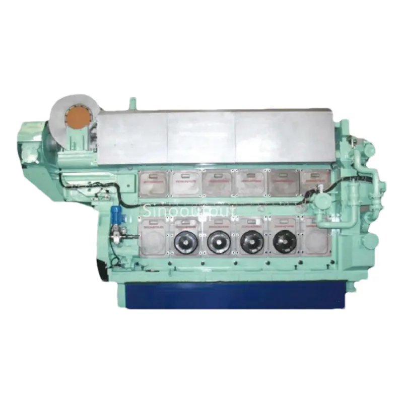 6 Cylinder High Power Marine diesel Engine Zichai ZC6270 Series 650/750/800rpm Marine Engine 1000hp 1800hp 2000hp
