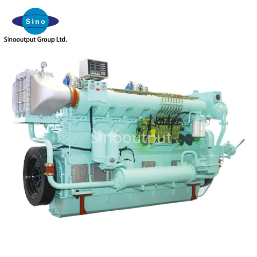 Zichai Z8180 series marine engine 8 cylinder 570-1088hp high power high reliability low fuel consumption marine engine