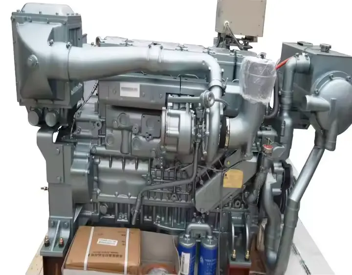 Sinotruk 400hp Inboard Marine Diesel Engines with Gearbox CE Certified New for Fishing Boat Yacht Cargo Yacht