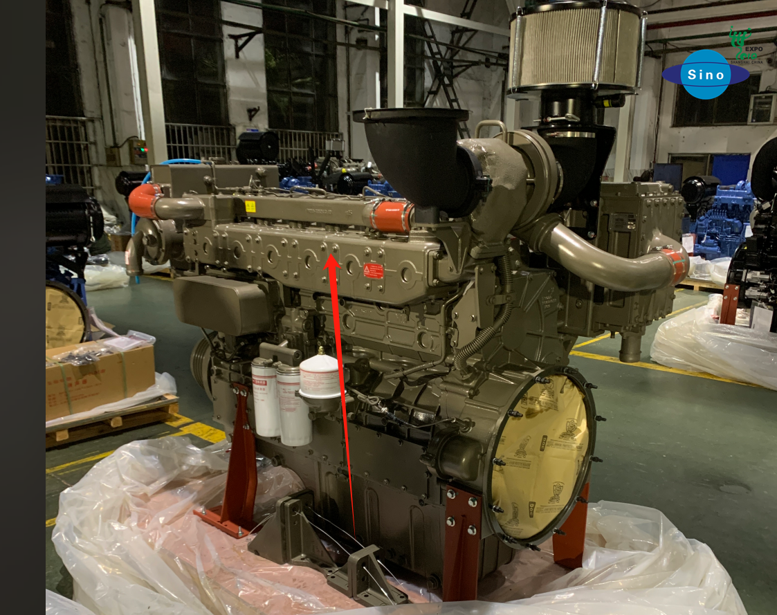 Yuchai Marine Diesel Engine 4 Stroke 6 Cylinder Inboard Replacement High Power New 3 Years Warranty