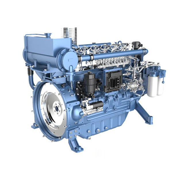New 200hp 4 Stroke 6 Cylinder Marine Diesel Inboard Boat Ship Engine Motor Weichai WP6 2300rpm